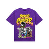 PURPLE Sneakers DopeSkill T-Shirt Paper Chaser Boy Graphic Streetwear - Purple