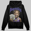 PURPLE Sneakers DopeSkill Hoodie Money Loves Me Graphic Streetwear - black