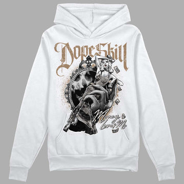 Jordan 5 SE “Sail” DopeSkill Hoodie Sweatshirt Money Loves Me Graphic Streetwear - White