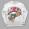 Jordan 3 GS “Red Stardust” DopeSkill Long Sleeve T-Shirt Loser Lover Graphic Streetwear - White 