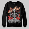 Red Sneakers DopeSkill Sweatshirt Laid Back Graphic Streetwear - Black