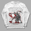 Grey Sneakers DopeSkill Long Sleeve T-Shirt VERSUS Graphic Streetwear - White 