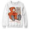 Jordan 3 Georgia Peach DopeSkill Sweatshirt Love Kills Graphic Streetwear - White
