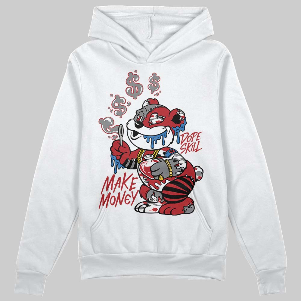 Jordan 8 Retro Bugs Bunny (2025) DopeSkill Hoodie Sweatshirt Make Money Graphic Streetwear - White