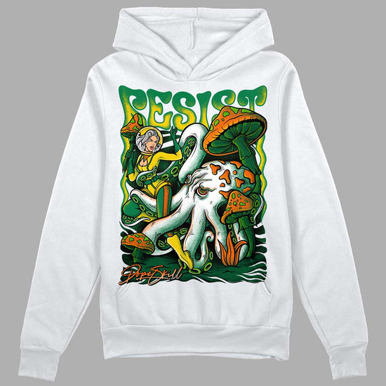 Green Sneakers DopeSkill Hoodie Sweatshirt Resist Graphic Streetwear - White 