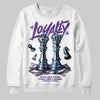 PURPLE Sneakers DopeSkill Sweatshirt Loyalty Graphic Streetwear - White