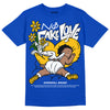 Royal Blue Sneakers DopeSkill Royal Blue T-Shirt No Fake Love Graphic Streetwear