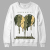 Jordan 4 Retro SE Craft Medium Olive DopeSkill Sweatshirt Juneteenth Heart Graphic Streetwear - White