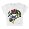 Dunk Low Vintage “Michigan” DopeSkill Women's Crop Top Loser Lover Graphic Streetwear - White