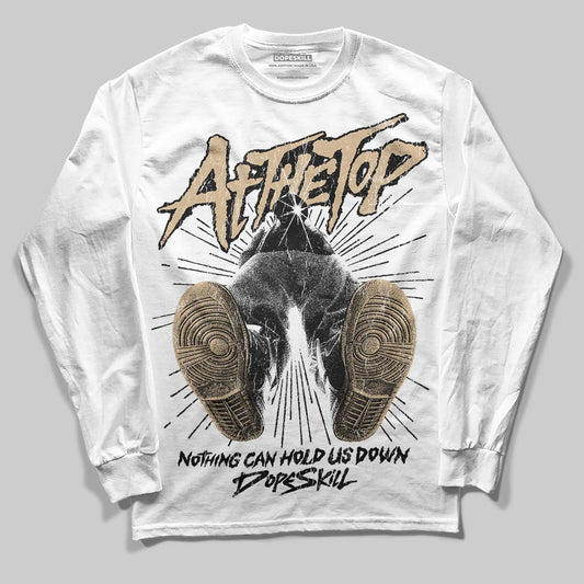 TAN Sneakers DopeSkill Long Sleeve T-Shirt Nothing Can Hold US Down Graphic Streetwear - White