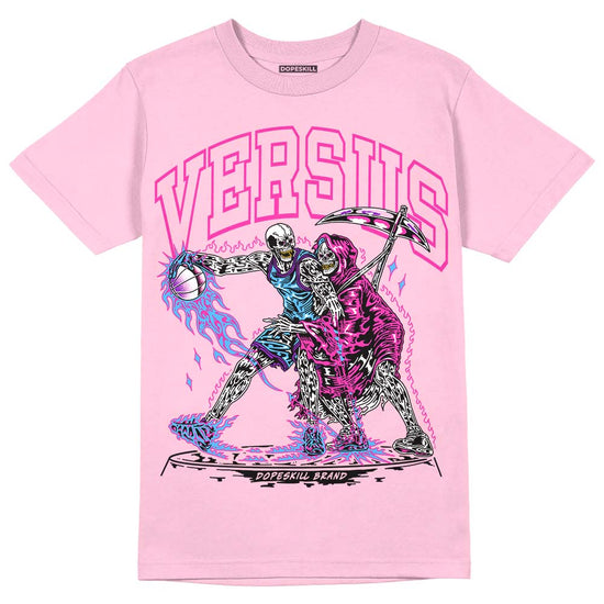 Pink Sneakers DopeSkill Pink T-Shirt VERSUS Graphic Streetwear