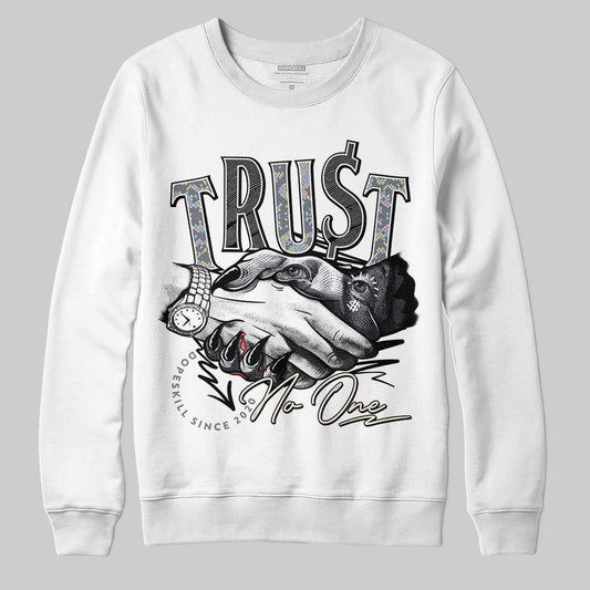 Jordan 11 Low CNY “Year of the Snake” DopeSkill Sweatshirt Trust No One Graphic Streetwear - White