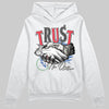 Jordan 11 Retro 285 Atlanta DopeSkill Hoodie Sweatshirt Trust No One Graphic Streetwear - White