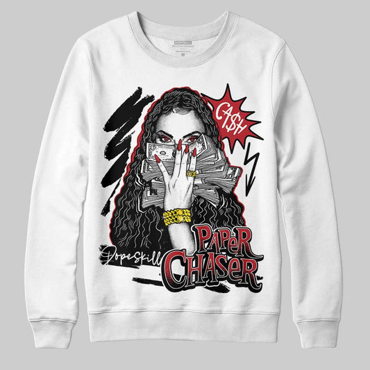 Jordan 14 Retro ‘Black Toe’ DopeSkill Sweatshirt NPC Graphic Streetwear - White