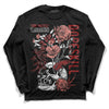 Jordan 13 “Dune Red” DopeSkill Long Sleeve T-Shirt Side Hustle Graphic Streetwear - Black