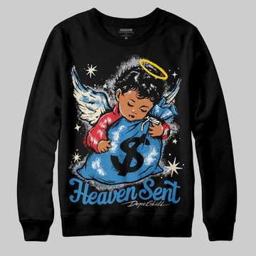 Jordan 3 Retro OG Rare Air DopeSkill Sweatshirt Heaven Sent Graphic Streetwear - black