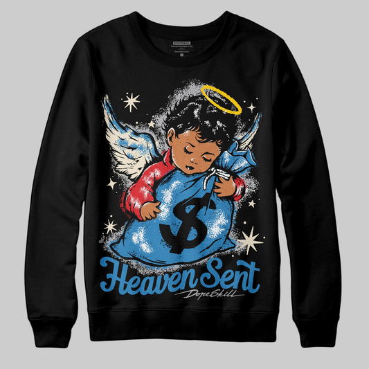 Jordan 3 Retro OG Rare Air DopeSkill Sweatshirt Heaven Sent Graphic Streetwear - black