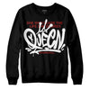 Jordan 14 "Black/White" DopeSkill Sweatshirt Queen Graphic Streetwear - Black