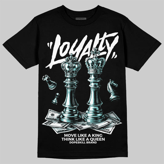 Black and White Sneakers DopeSkill T-Shirt Loyalty Graphic Streetwear - Black