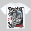 Jordan 5 Retro OG Black Metallic Reimagined DopeSkill Oversize Print T-Shirt Pocket Change Graphic Streetwear