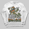 Jordan 4 Retro OG SP Undefeated (2025) DopeSkill Long Sleeve T-Shirt Born To Be Rich Graphic Streetwear - White