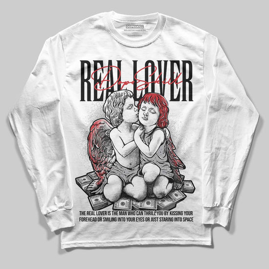 Jordan 4 OG “White Cement” DopeSkill Long Sleeve T-Shirt Real Lover Graphic Streetwear - White 