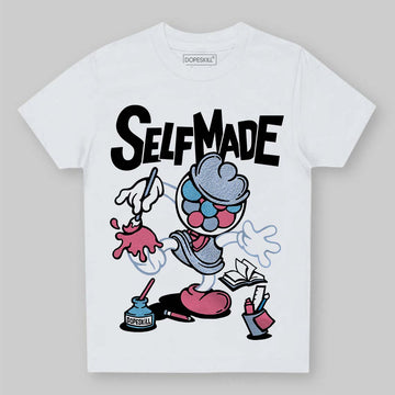 Jordan 3 GS “Cobalt Bliss” DopeSkill Toddler Kids T-shirt Self Made Graphic Streetwear - White