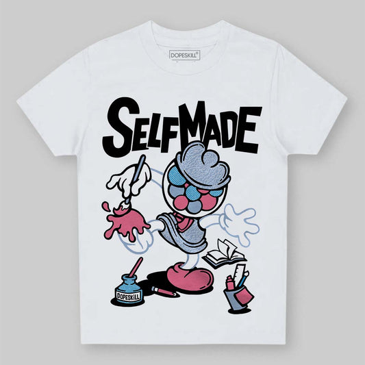 Jordan 3 GS “Cobalt Bliss” DopeSkill Toddler Kids T-shirt Self Made Graphic Streetwear - White