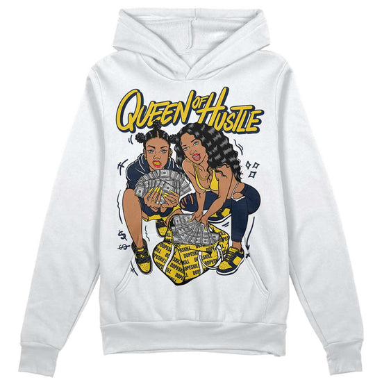 Dunk Low Vintage “Michigan” DopeSkill Hoodie Sweatshirt Queen Of Hustle Graphic Streetwear - White