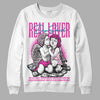 Pink Sneakers DopeSkill Sweatshirt Real Lover Graphic Streetwear - White