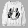 Jordan 1 Retro Low OG Black Cement DopeSkill Sweatshirt Breathe Graphic Streetwear - White