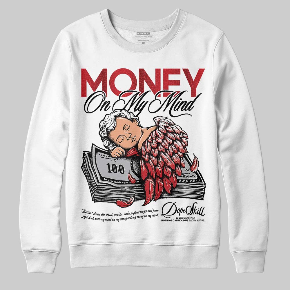 Jordan 1 High OG “Ruby” DopeSkill Sweatshirt MOMM Graphic Streetwear - White 