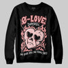 Jordan 3 Retro Valentine's Day Treat Yourself (2025) DopeSkill Sweatshirt Crying Heart Graphic Streetwear - Black