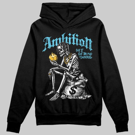 Jordan 11 Retro Gamma Blue (2025) DopeSkill Hoodie Sweatshirt Ambition Graphic Streetwear - Black