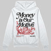 Jordan 14 Golf “Last Shot” DopeSkill Hoodie Sweatshirt Money Is Our Motive Typo Graphic Streetwear - White