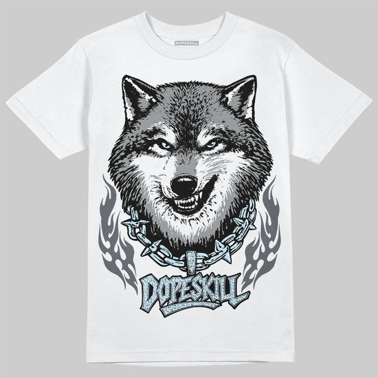 Jordan 5 Retro Wolf Grey (2026) DopeSkill T-Shirt Wolf Grey Graphic Streetwear - White