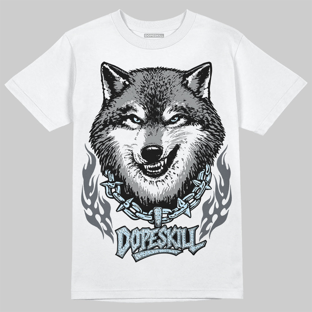 Jordan 5 Retro Wolf Grey (2026) DopeSkill T-Shirt Wolf Grey Graphic Streetwear - White