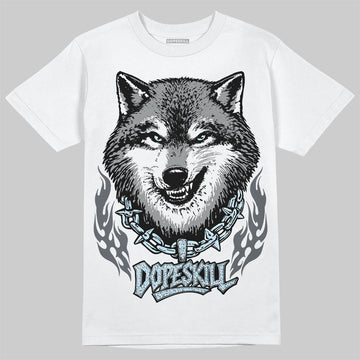 Jordan 5 Retro Wolf Grey (2026) DopeSkill T-Shirt Wolf Grey Graphic Streetwear - White