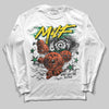 Dunk Low Reverse Brazil DopeSkill Long Sleeve T-Shirt MILF Graphic Streetwear - White 