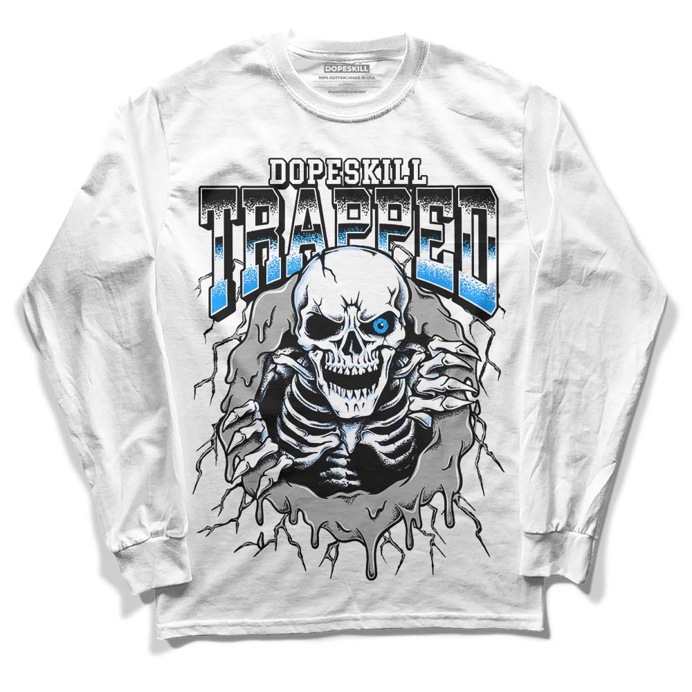 Jordan 6 “Reverse Oreo” DopeSkill Long Sleeve T-Shirt Trapped Halloween Graphic Streetwear - White