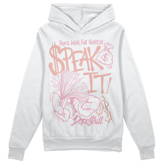 Jordan 11 Low “Legend Pink” DopeSkill Hoodie Sweatshirt Speak It Graphic Streetwear - White