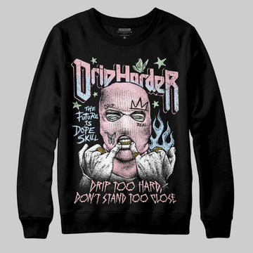 Jordan 4 Retro Valentine's Day (2026) (GS) DopeSkill Sweatshirt Drip Harder Graphic Streetwear - black