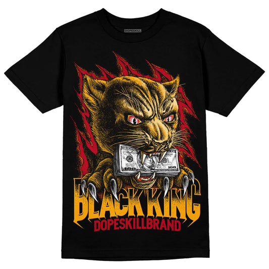 Jordan 7 Citrus DopeSkill T-Shirt Black King Graphic Streetwear - Black