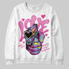 Dunk Low GS 'Triple Pink' DopeSkill Sweatshirt Love Graphic Streetwear - White