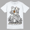 Dunk Low Cool Grey DopeSkill T-Shirt MOMM Bear Graphic Streetwear - White