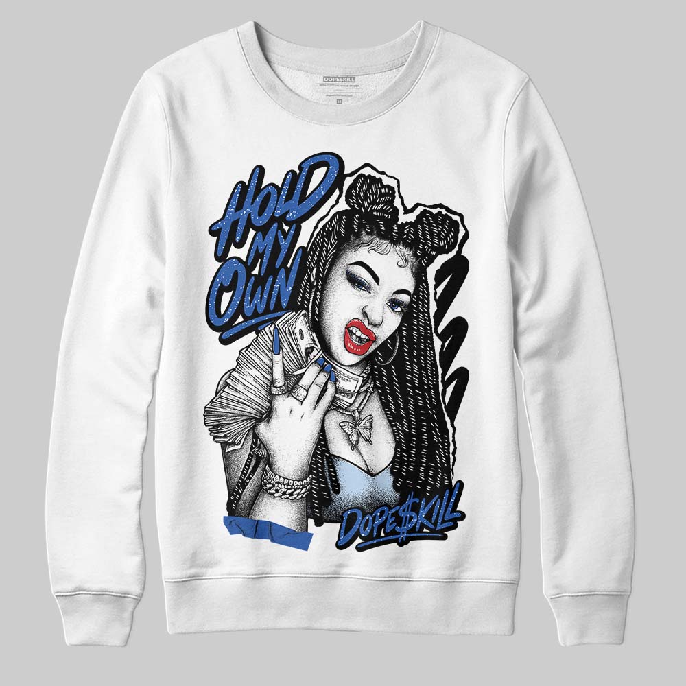Awake NY x Jordan 5 Retro 'Black Racer Blue' DopeSkill Sweatshirt New H.M.O Graphic Streetwear - White