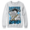 Jordan 1 High Retro OG “University Blue” DopeSkill Sweatshirt Sorry I've Been Trappin Graphic Streetwear - White