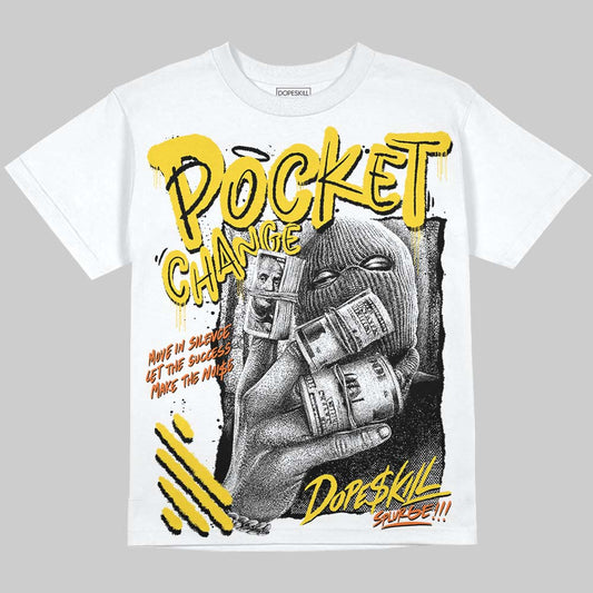 Jordan 4 Thunder DopeSkill Oversize Print T-Shirt Pocket Change Graphic Streetwear