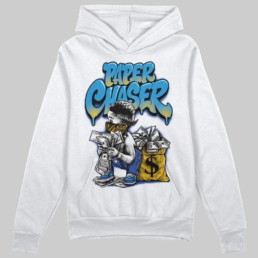 Royal Blue Sneakers DopeSkill Hoodie Sweatshirt Paper Chaser Boy Graphic Streetwear - White 