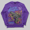 PURPLE Sneakers DopeSkill Long Sleeve T-Shirt Don't Bet Against Us Graphic Streetwear - Purple